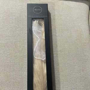 Bellami #60 ash blonde human hair wrap ponytail